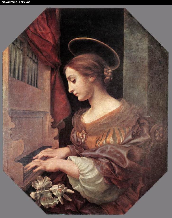 DOLCI, Carlo St Cecilia at the Organ dfg